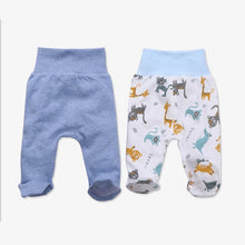 将图片加载到图库查看器，Baby Footed Pants Newborn Baby Boy Girl Leggings High Waist Infant Pants Sleeper Toddler Pajamas Baby Spring Autumn Trousers
