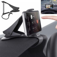 Load image into Gallery viewer, Black Strong Car Phone Holder Stand Adjustable Max 6.5 Inch For Mobile Phone Support
