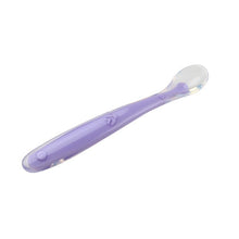 Load image into Gallery viewer, Baby Soft Silicone Spoon Candy Color Temperature Sensing Spoon Children Food Baby Feeding Tools Unique Design Perfect Gift
