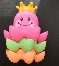 Load image into Gallery viewer, Kids Ocean Life Octopus Stacking Cups Bath Toy Children Play Educational Cute Cartoon Bathroom Toys
