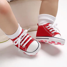 将图片加载到图库查看器，New Soft Baby Sneaker For Newborn Sport Shoes For Baby Boys Girls Infant Toddler Bottom Anti-slip First Walkers 0-18 M
