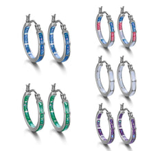 Load image into Gallery viewer, Healthcare Weight Loss Hoop Earrings Slimming Chakra Stainless Steel Healthy Stimulation Acupoint Gallstone Fashion Earrings
