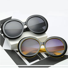 Load image into Gallery viewer, Luxury Round Oversized Big Frame Oval Vintage Elegant Woman Sunglasses  Oculos De Sol Gafas
