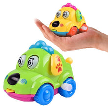 将图片加载到图库查看器，Baby Toys Cartoon Animal Dog Wind Up Toys Running Car Clockwork Educational Toys Infant Baby Mobile Rattle Toy For Kids
