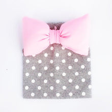 将图片加载到图库查看器，Modern Luxury Toddler Kids Children's Hat Cap With Dots Baby Cotton Colorful Big Large Bow And Scarf fork Kids
