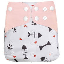 Load image into Gallery viewer, Comfortable Reusable One Size Pocket Adjustable Baby Nappies Inner Cloth Breathable Diaper
