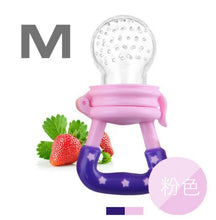 将图片加载到图库查看器，Silicone Baby Pacifier Feeder Cartoon Animal Infant Nipple Holder Newborn Fruit pacifier Tetine Silicona Nipple Bit

