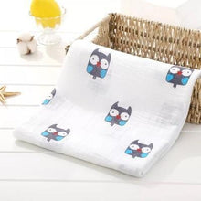 Load image into Gallery viewer, Muslin 100% Cotton Baby Swaddles Soft Newborn Blankets Bath Gauze Infant Wrap Sleep sack Stroller .
