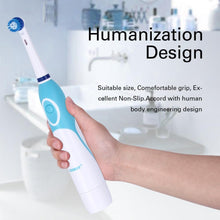 Load image into Gallery viewer, Modern  Rotation Proffesional Electric Toothbrush with 4 &amp; 8 Replacement Heads Deep Clean Battery Operated Tooth Brush Teeth Whitening Teethbrush For Adults
