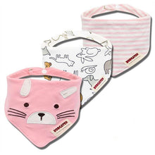 将图片加载到图库查看器，Cartoon Cotton Newborn Baby Boys and Girls Bibs Baby Towel Scarf Children Cravat Infant Kids Scarf
