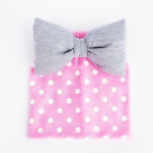 将图片加载到图库查看器，Modern Luxury Toddler Kids Children's Hat Cap With Dots Baby Cotton Colorful Big Large Bow And Scarf fork Kids
