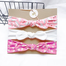 将图片加载到图库查看器，Baby Headbands For Newborn Hair Band Cute Baby Bow Flower Elastic Bow Headwear Kids Gifts Girl Hair Accessories
