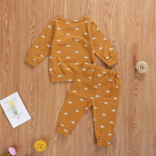 Load image into Gallery viewer, Newborn Boy Long Sleeve Bear Infant Hoodie Pant Tracksuit Set Pajamas For Kids In Bear Deisgn
