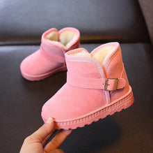 Load image into Gallery viewer, Winter Kids Fashion Snow Boots Thick Warm Plush Soft Bottom Girls Short Boots Ski Boot For Toddler

