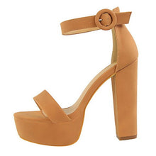 Load image into Gallery viewer, Brand Elegant sandals Women High Heels Pumps Super high heel 13cm Women's Banquet sandals waterproof platform toe sandals
