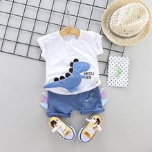 Load image into Gallery viewer, Fashion Infant  Clothing Set for Boys and Girls Cute Summer Casual Clothes Set  Top+Shorts Kids Clothes Summer Edition T shirt and Pants Set
