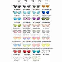 Load image into Gallery viewer, NEW  Stevvex Designer Cat eye Sunglasses For Women and Ladies in Vintage Metal Reflective Glasse Mirror Retro Oculos De Sol Gafas Style With UV 400 Protection
