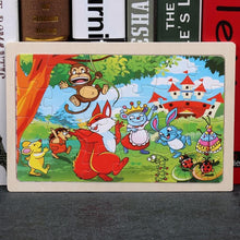 将图片加载到图库查看器，24 Slice Wood Puzzles Children Adults Vehicle Puzzles Wooden Toys Learning Education Environmental Assemble Educational Games For Kids and Babies
