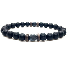 Load image into Gallery viewer, Lava Stone Men Wrist  Bracelet Natural Moonstone Bead Tibetan  Chakra Diffuser Bracelets For Men Jewelry Cool Gifts
