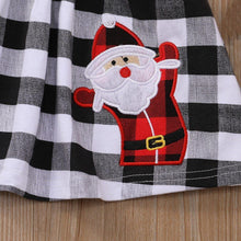 将图片加载到图库查看器，Cute Outfits Autumn Winter Plaid Suspender  Christmas Dress Clothing  Kids Girls Skirts
