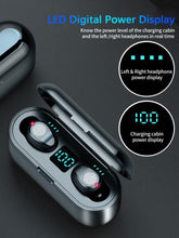 Load image into Gallery viewer, Wireless Headphones Bluetooth 5.0 Earphone TWS HIFI Mini In-ear Sports Running Headset Support iOS/Android Phones HD Call
