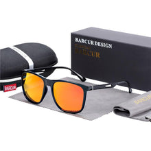 Load image into Gallery viewer, Square High Quality Titanium  Sunglasses for Men Polarized Sunglasses With Mirror Gradient Glasses Titanium  TR90 Frame Oculos De Sol gafas and UV400 Protection

