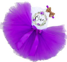 Load image into Gallery viewer, Modern Unicorn Party Girls Tutu Dress Toddler Kids Clothes Baby 1st Birthday Outfits For Girls

