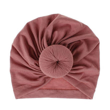 将图片加载到图库查看器，Trend New Mother &amp; Baby Hat Soft Cotton Turban Hat Baby Elastic Toddler Infant Cap For Girls and Women
