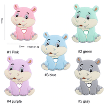 将图片加载到图库查看器，New Sets Baby Silicone Teether Rodent Silicone Animal Fox Teeth Chew Children Goods
