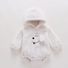 将图片加载到图库查看器，Luxury Modern Newborn Baby Boy/Girl Clothes Long Sleeve Hoddies Bear Zipper Baby Romper Clothes Autumn Winter Season For Kids and Baby

