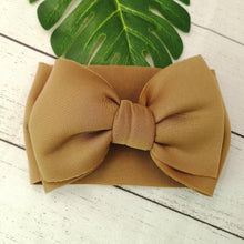 Load image into Gallery viewer, Modern Luxury Big Puff Bow Baby Girl Headbands for Girls Baby Turban Headband For Girls Baby
