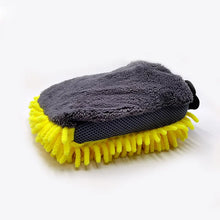Load image into Gallery viewer, Large Microfiber Car Wash Mitt Waterproof Chenille Gloves Thick Car Cleaning Mitt Wax Detailing Auto Care Double-faced Glove
