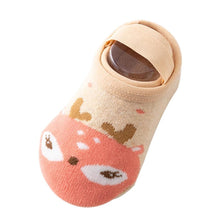 将图片加载到图库查看器，Luxury Modern Baby Socks Infant Walk Socks Toddler Floor Non-slip Cute Cotton Shoes 6 Colors Polyester Socks For Kids
