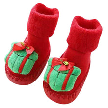 将图片加载到图库查看器，Baby Socks Christmas Newborn For Baby Boys/Girls Christmas Floor Socks Anti-Slip Baby Step Socks For Baby Kids
