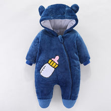 将图片加载到图库查看器，Modern Interesting Designer Winter Baby Costume Overalls For Baby Girls and for Newborn Clothes In Modern Style
