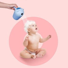 将图片加载到图库查看器，Baby Kids Cartoon Bear Bathing Cup Baby Shower Shampoo Cup Bailer Baby Shower Water Spoon Hair For Kids
