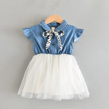 将图片加载到图库查看器，Modern Baby Newborn Toddler Girls Summer Tutu Dress With Printing Princess Dresses Sundress And Hat

