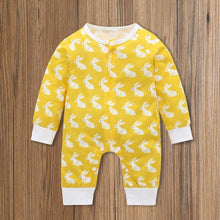 Load image into Gallery viewer, Baby Clothes Boys Girls Romper Floral Dinosaur Car Printed Long Sleeve Cotton Romper Kids Jumpsuit Playsuit For Kids
