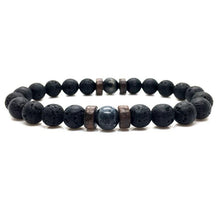 Load image into Gallery viewer, Lava Stone Men Wrist  Bracelet Natural Moonstone Bead Tibetan  Chakra Diffuser Bracelets For Men Jewelry Cool Gifts
