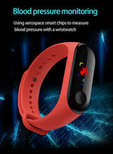 Load image into Gallery viewer, Proffesional Smart Sport Watch With  Band Blood Pressure Monitor and Bracelet M3Plus Wristband for Men and Women In Modern Design
