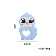 Load image into Gallery viewer, Silicone Baby Teether Toddler Toy,  Stroller Accessories For Pacifier Chain Owl Food Grade Toys Baby Teether
