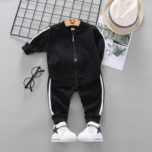 Load image into Gallery viewer, Baby Boys Costume Letter Tracksuit Tops Pants 2PCS Children Boy spring Outfits In Modern Sport Deisgn Made for Kids
