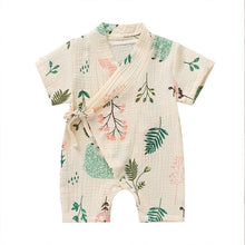 将图片加载到图库查看器，Summer Baby Girl/Boys Clothing Short-sleeved Rompers Jumpsuit Floral Print  Cute Soft Newborn Infant Baby Playwear For Girls and Boys Kids
