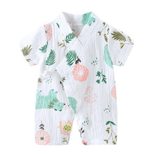 将图片加载到图库查看器，Summer Baby Girl/Boys Clothing Short-sleeved Rompers Jumpsuit Floral Print  Cute Soft Newborn Infant Baby Playwear For Girls and Boys Kids
