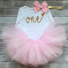 将图片加载到图库查看器，Modern New Tutu Dress Toddler Girls 1st Birthday Party Outfits Princess Costumes for 12 months Girls

