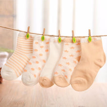 Load image into Gallery viewer, 5 Pairs Colorful Mesh Cotton Thin Newborn Baby Socks For Girls And Boys Toddler Soft Socks
