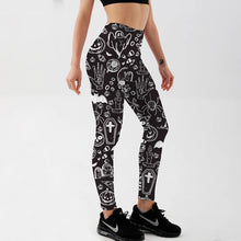 Load image into Gallery viewer, Qickitout Leggings Halloween Day SEXY New Women's Legging Ghost Skull Pumpkin Palm Styles Digital Print Trousers Leggings
