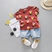 Load image into Gallery viewer, Fashion Infant  Clothing Set for Boys and Girls Cute Summer Casual Clothes Set  Top+Shorts Kids Clothes Summer Edition T shirt and Pants Set
