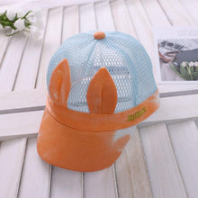 Load image into Gallery viewer, Luxury Summer Newborn Baby Sun Hat Cotton Beret Hat Cartoon Striped Bear Snapback Baseball Cap Baby Hats For girls and Boys Kids
