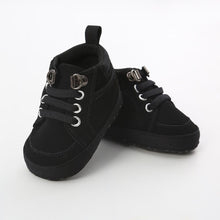 Load image into Gallery viewer, Warm Infant Baby First Walkers Soft Sole Newborn Leather High Top Non-slip Shoes Sneaker Baby Shoes

